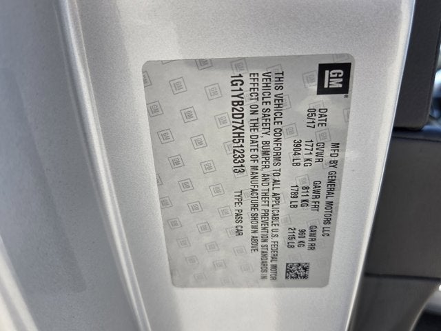 2017 Chevrolet Corvette 1LT