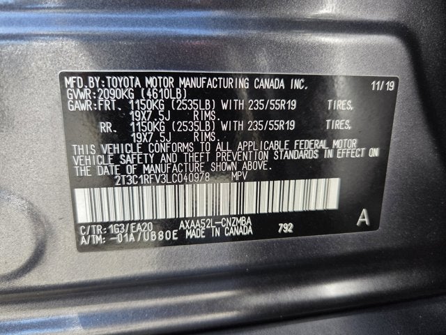 2020 Toyota RAV4 XLE Premium