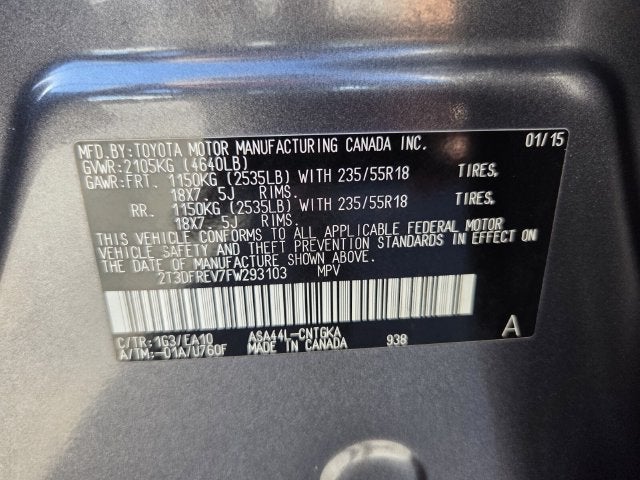 2015 Toyota RAV4 Limited