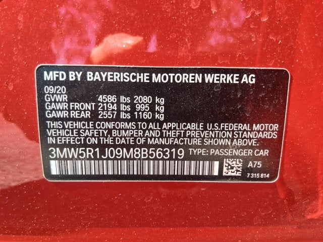 2021 BMW 330i 330i