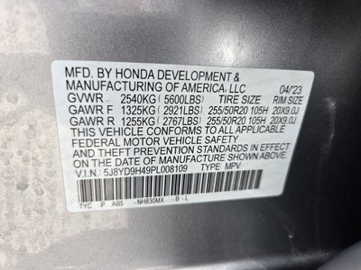 2023 Acura MDX w/Technology Package