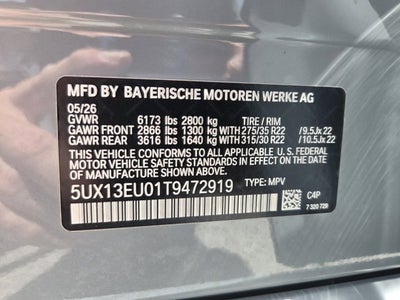 2026 BMW X5 sDrive40i