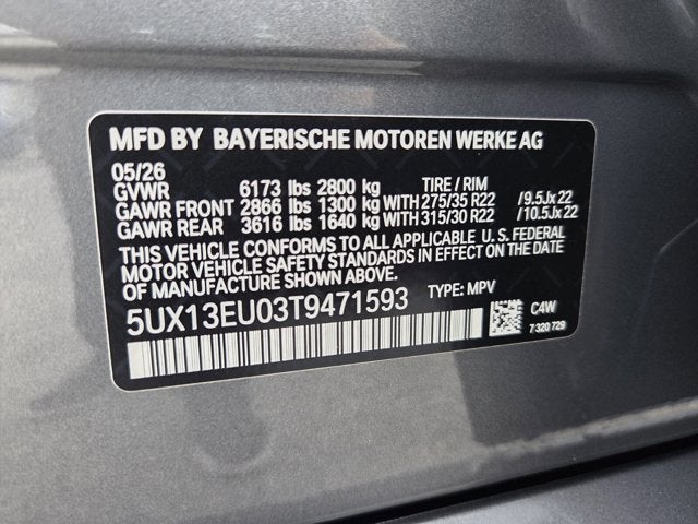 2026 BMW X5 sDrive40i