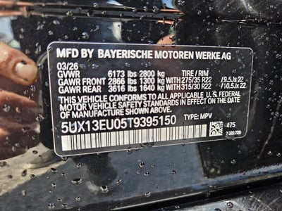 2026 BMW X5 sDrive40i