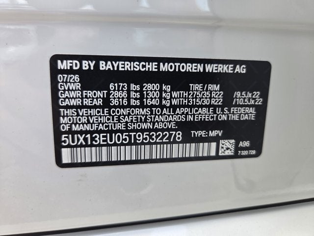 2026 BMW X5 sDrive40i