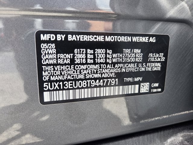2026 BMW X5 sDrive40i
