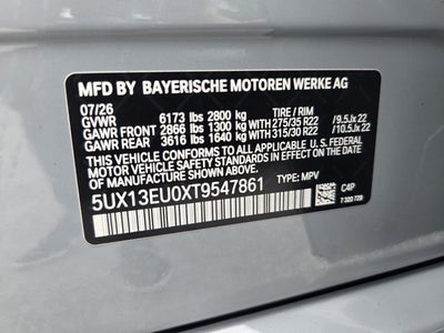 2026 BMW X5 sDrive40i