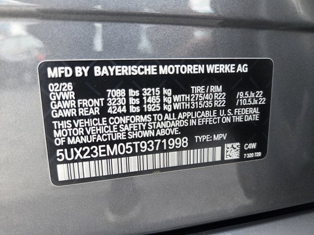2026 BMW X7 xDrive40i