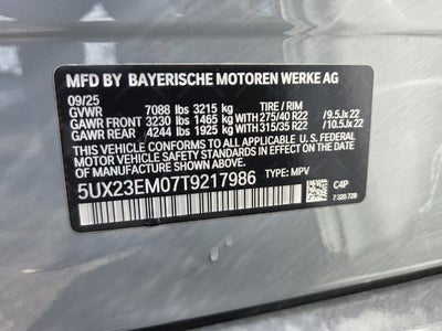 2026 BMW X7 xDrive40i
