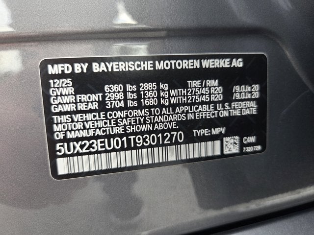 2026 BMW X5 xDrive40i
