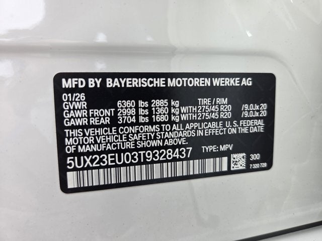 2026 BMW X5 xDrive40i