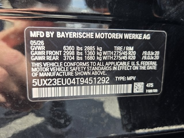 2026 BMW X5 xDrive40i