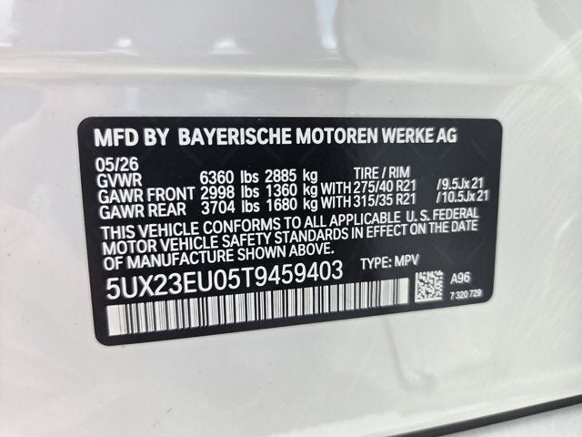 2026 BMW X5 xDrive40i