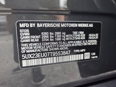 2026 BMW X5 xDrive40i