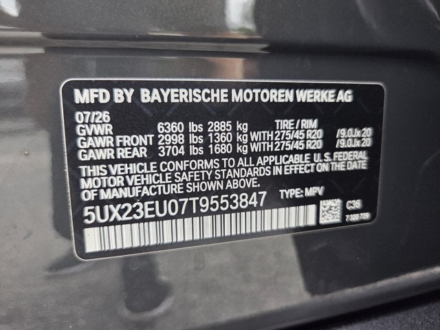 2026 BMW X5 xDrive40i