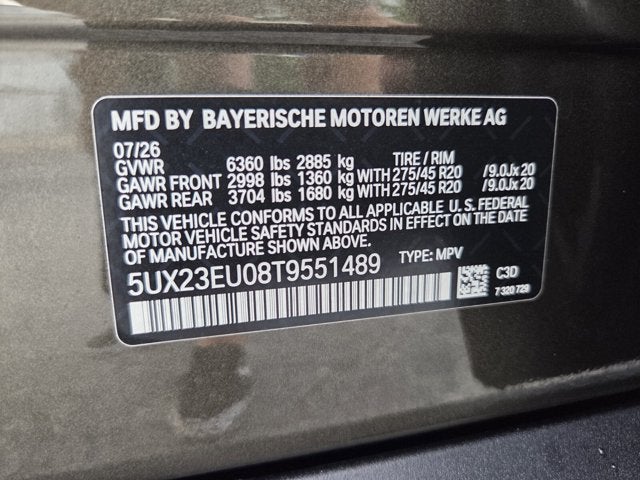 2026 BMW X5 xDrive40i