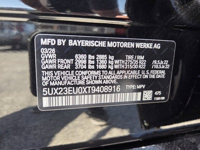 2026 BMW X5 xDrive40i