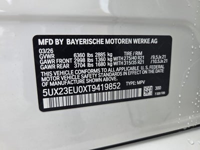 2026 BMW X5 xDrive40i