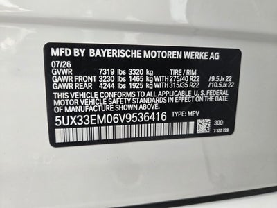 2027 BMW X7 M60i