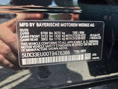 2026 BMW X5 M60i