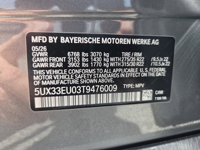 2026 BMW X5 M60i