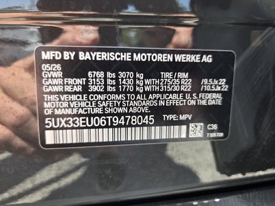 2026 BMW X5 M60i