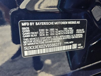 2027 BMW X6 xDrive40i