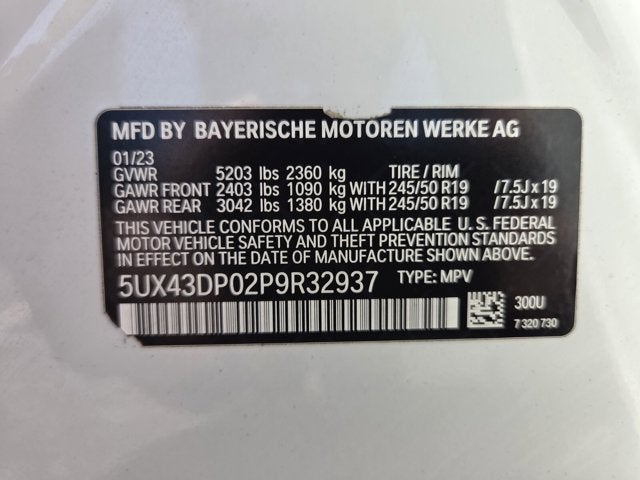 2023 BMW X3 sDrive30i