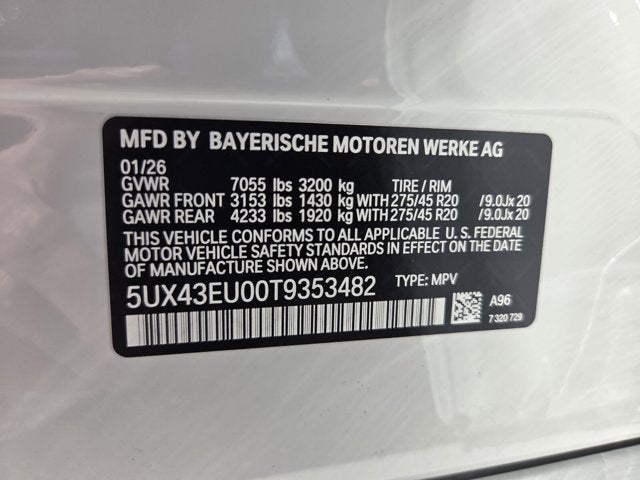 2026 BMW X5 xDrive50e
