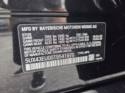 2026 BMW X5 xDrive50e