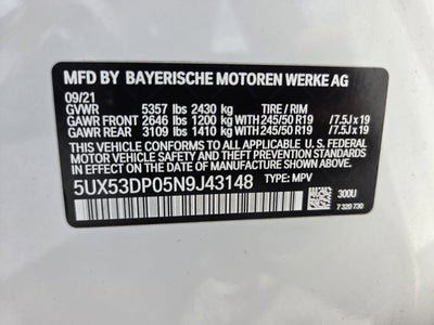 2022 BMW X3 xDrive30i