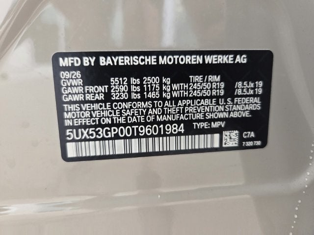 2026 BMW X3 30 xDrive