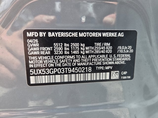 2026 BMW X3 30 xDrive