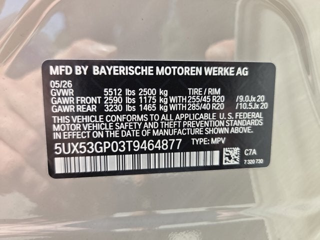 2026 BMW X3 30 xDrive