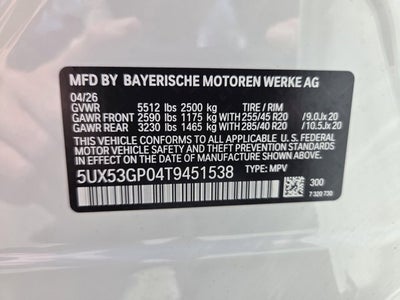 2026 BMW X3 30 xDrive
