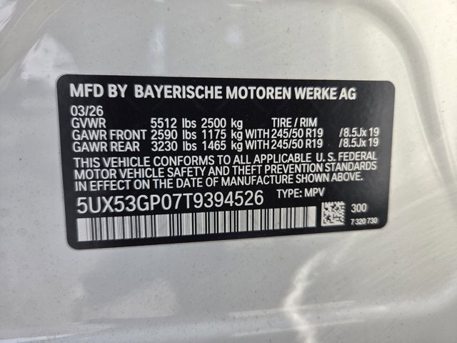 2026 BMW X3 30 xDrive