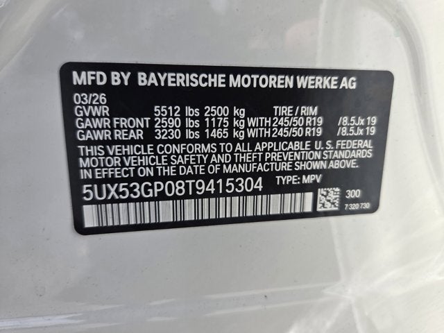2026 BMW X3 30 xDrive