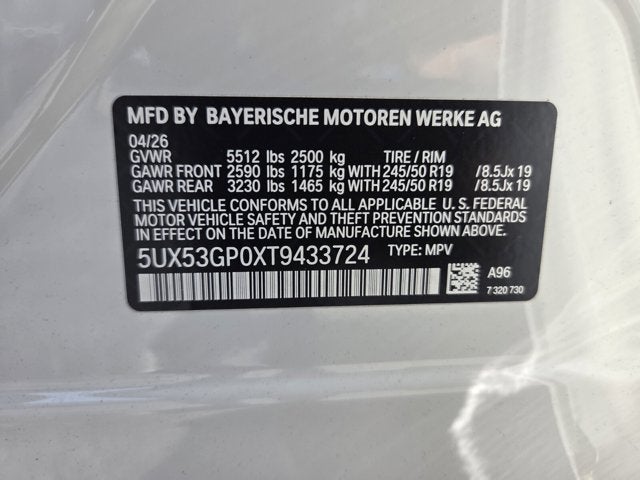 2026 BMW X3 30 xDrive