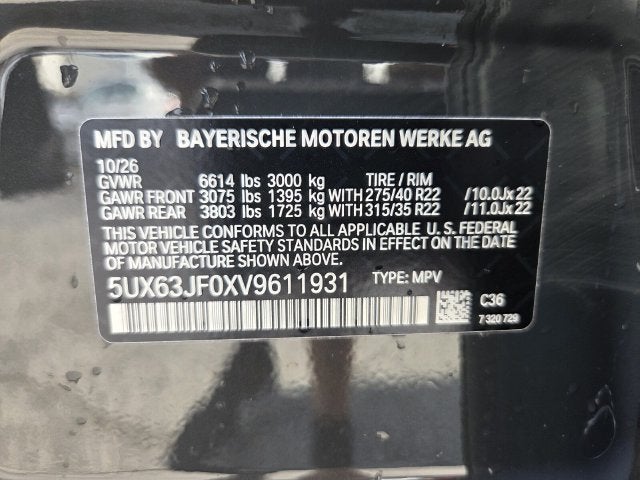 2027 BMW X5 40 40 xdrive