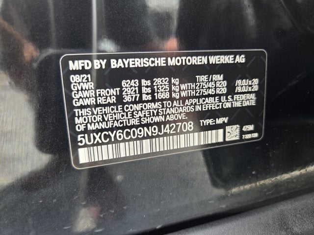 2022 BMW X6 xDrive40i