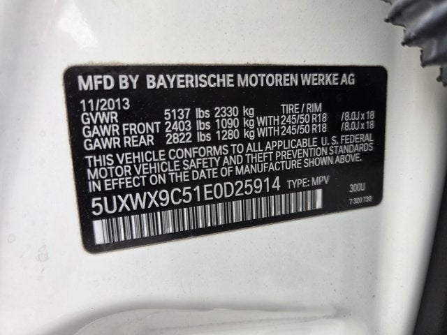 2014 BMW X3 xDrive28i