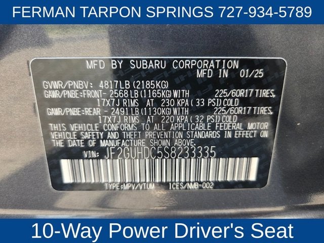 2025 Subaru Crosstrek Premium