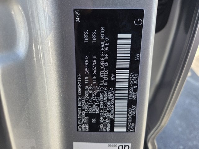 2025 Toyota 4Runner TRD Off-Road Premium