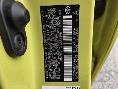 2018 Toyota Corolla iM Base