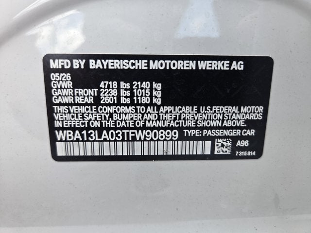 2026 BMW 330i 330i