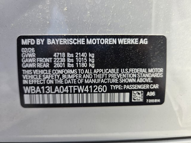 2026 BMW 330i 330i