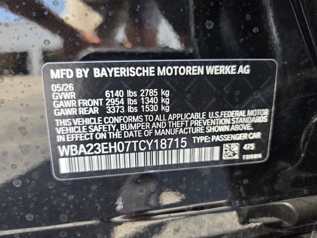 2026 BMW 740i 740i