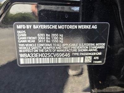 2025 BMW 7 Series 740i xDrive