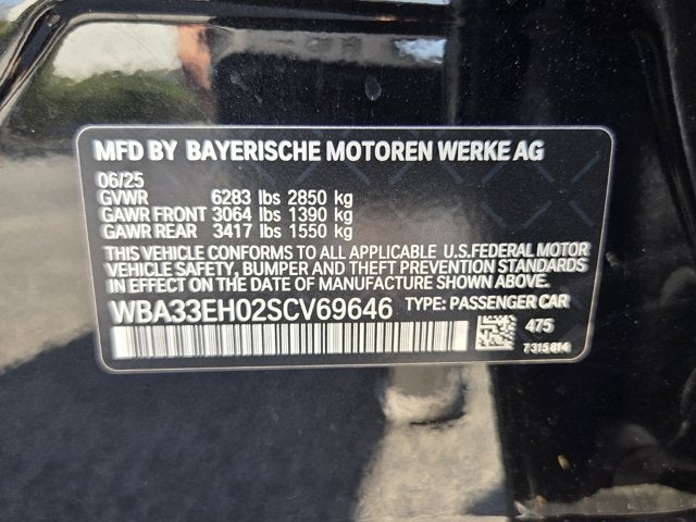 2025 BMW 7 Series 740i xDrive