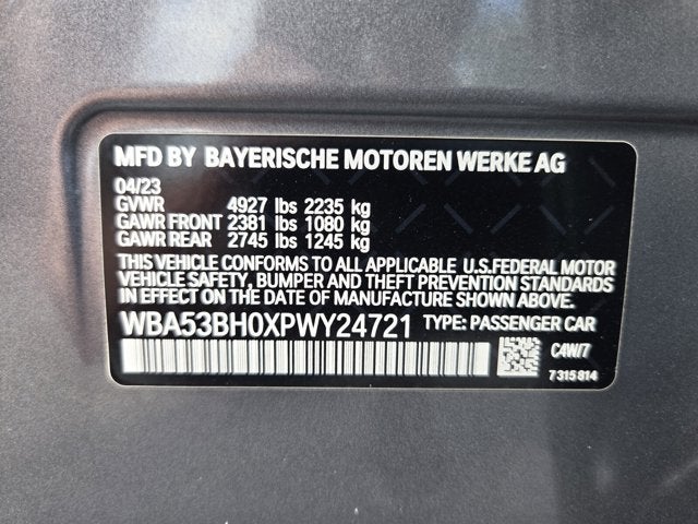 2023 BMW 530i 530i